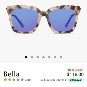 NWOT Diff Bella Sunglasses!